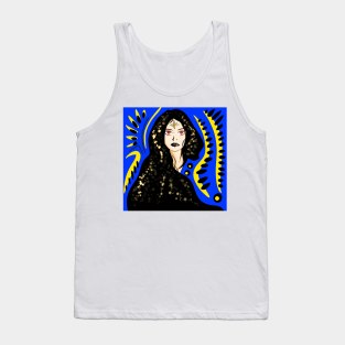 mirage woman in ecopop bright light future art Tank Top